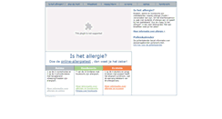 Desktop Screenshot of ishetallergie.nl